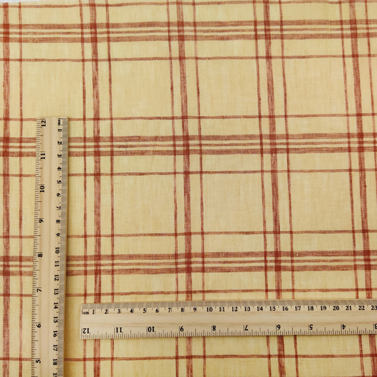 Yarn-dyed Linen Fabric For Skirts In Spring and Summer for Skirts, Shirts and Dresses