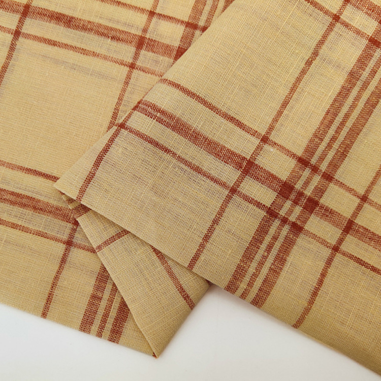 Yarn-dyed Linen Fabric For Skirts In Spring and Summer for Skirts, Shirts and Dresses